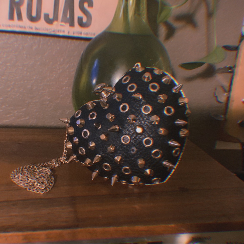 Heartshaped Crossbody Clutch